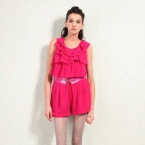 Bread N Butter Pink Romper – Chic, Feminine & Effortless – Size 1